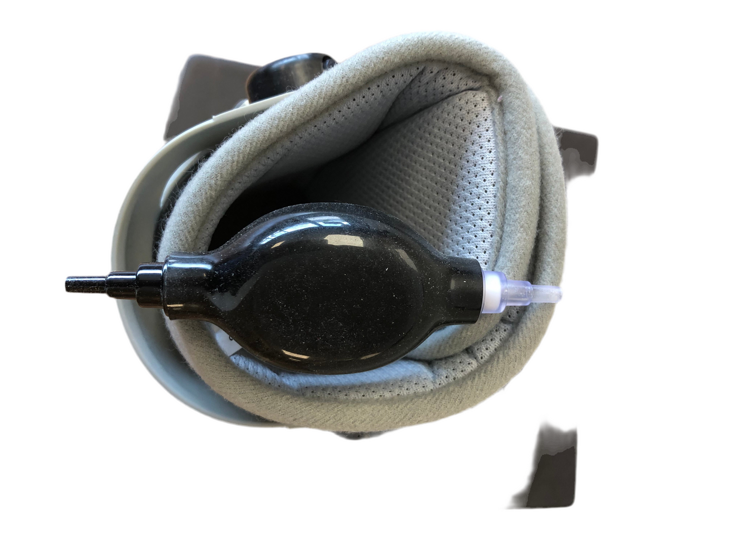 Botte orthopédique grise courte – modèle pneumatique ajustable