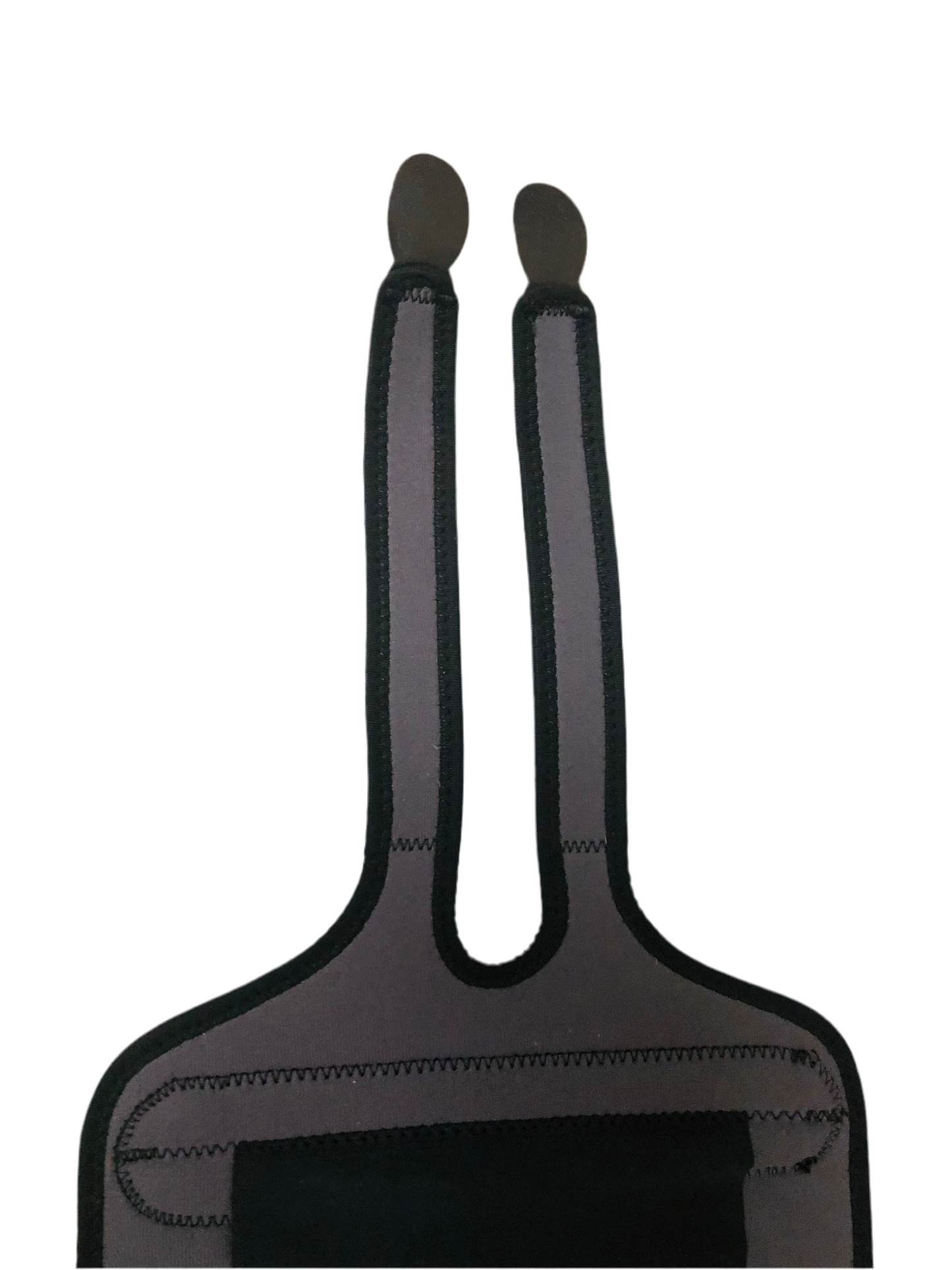 Orthèse de genou avec sangles croisées et ouverture rotulienne