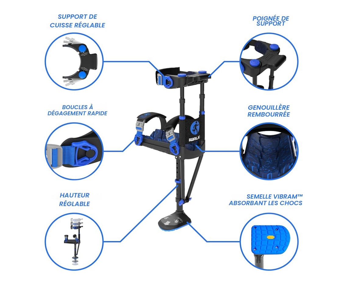 Béquille mains libres iWALK 3.0