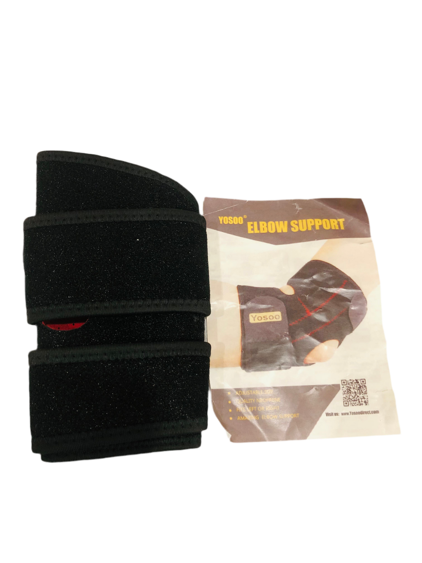 Yosoo Elbow Support – Attelle de coude ajustable en néoprène