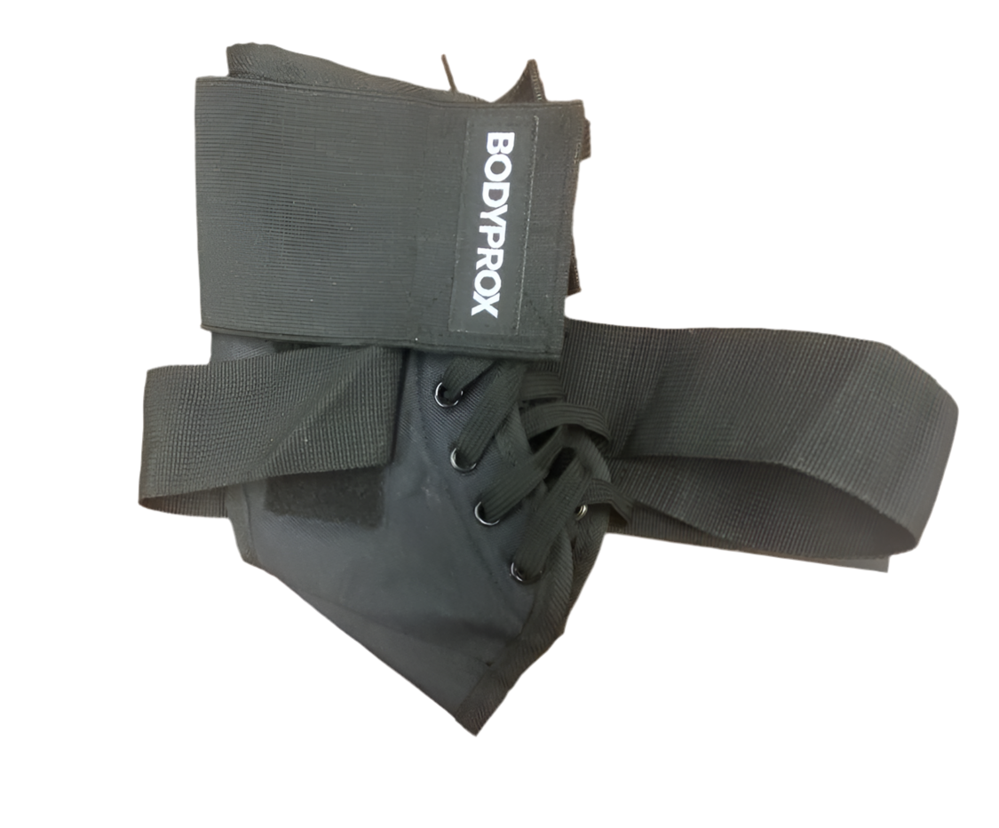 Attelle de cheville ajustable Bodyprox – modèle noir