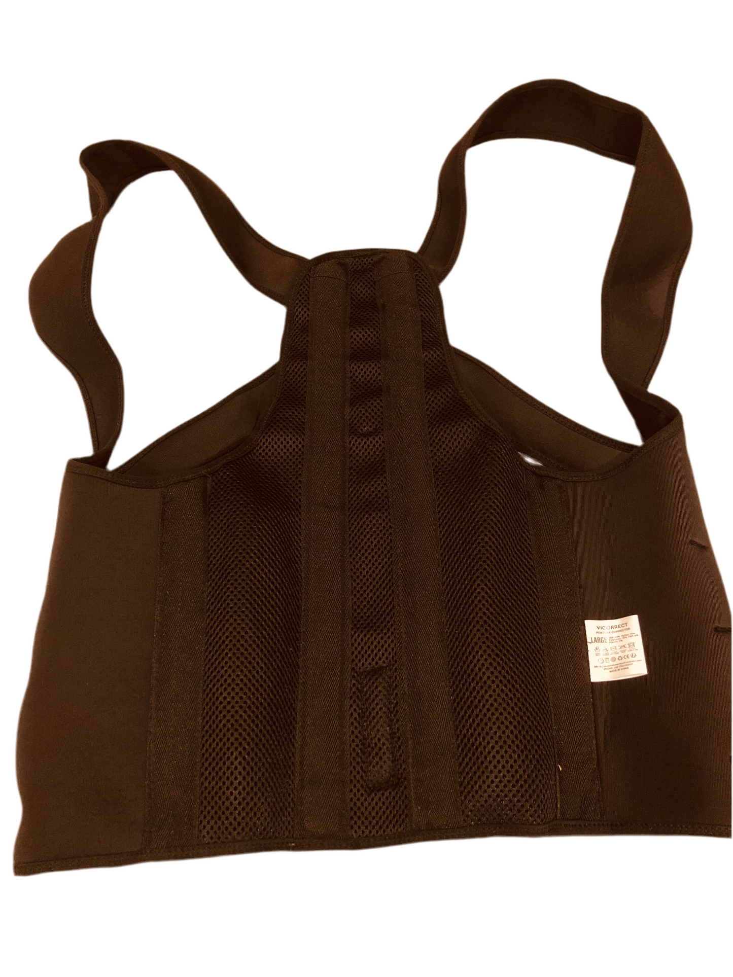 Correcteur de posture dorsal ajustable VICORRECT – Taille Large