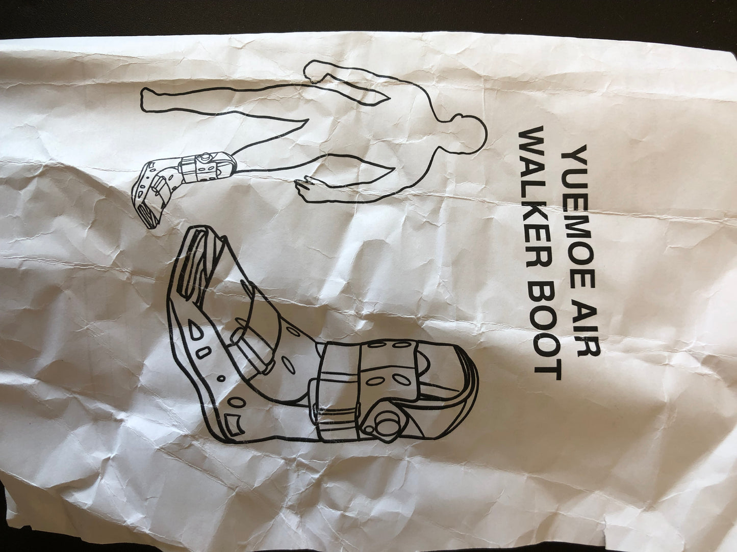Botte orthopédique CAM Walker – Stabilisation pied et cheville