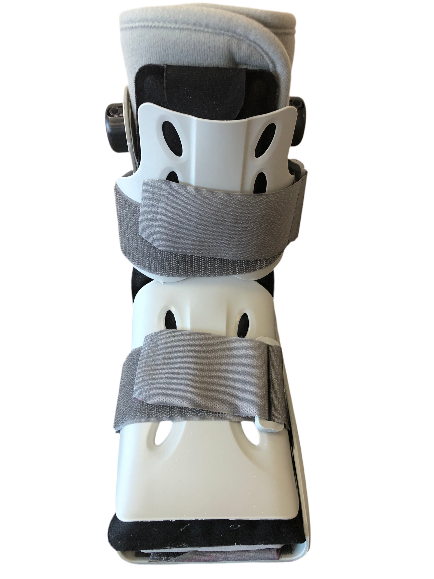 Botte orthopédique grise courte – modèle pneumatique ajustable