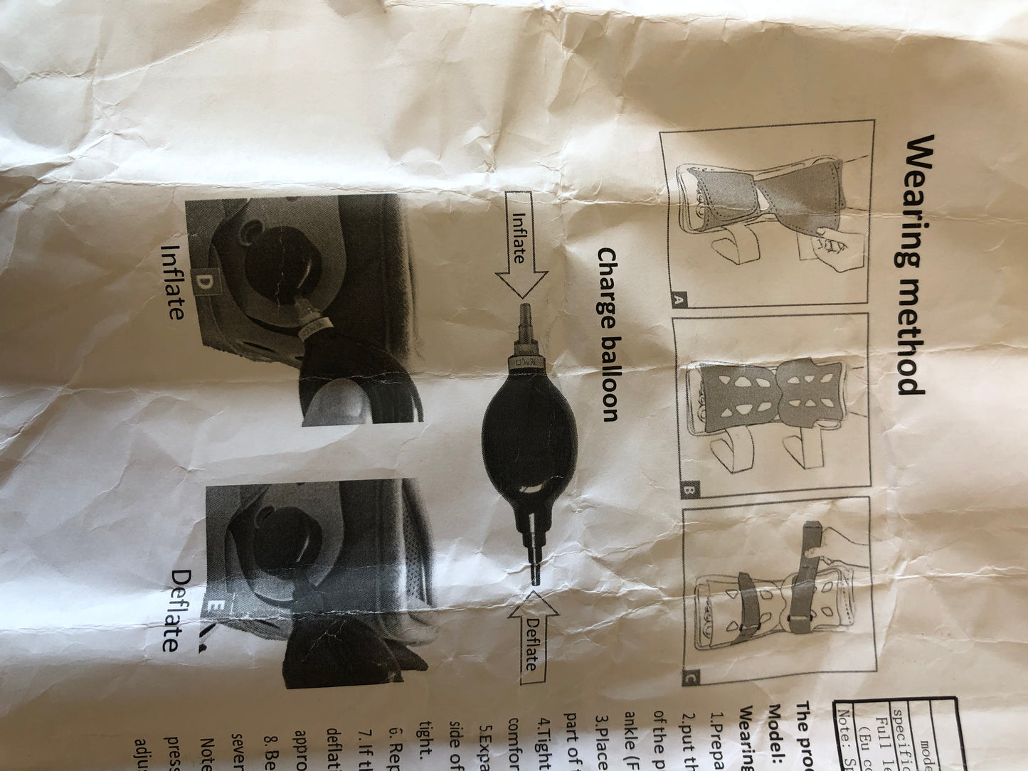 Botte orthopédique CAM Walker – Stabilisation pied et cheville