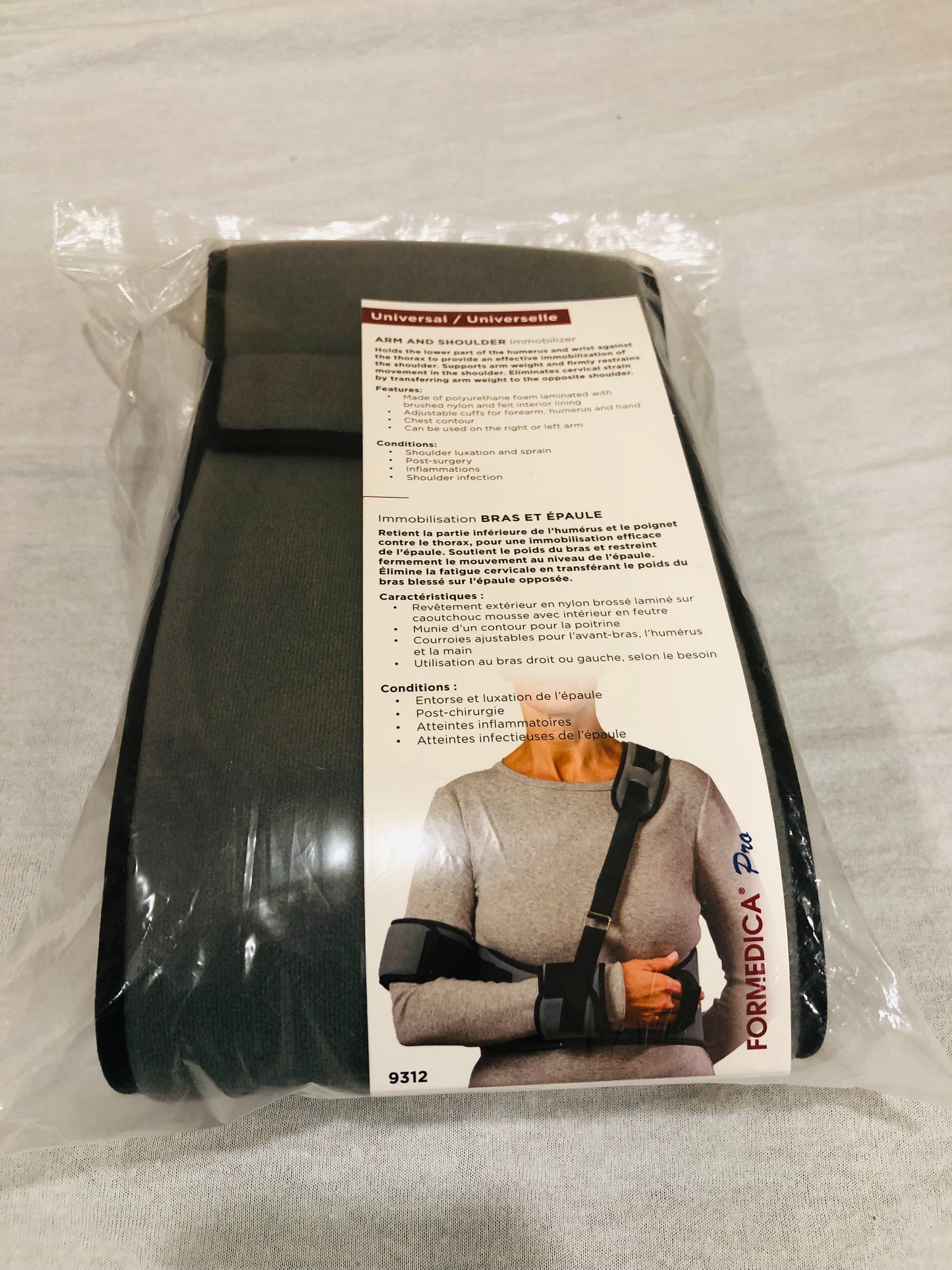 Immobilisateur Bras et Épaule FORMEDICA Pro – Taille Universelle Femme – Code 9312