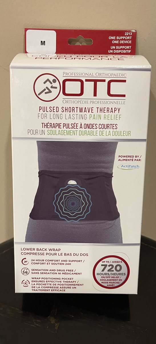 Compresse pour le bas du dos, thérapie pulsée à ondes courtes ActiPatch — OTC 2213