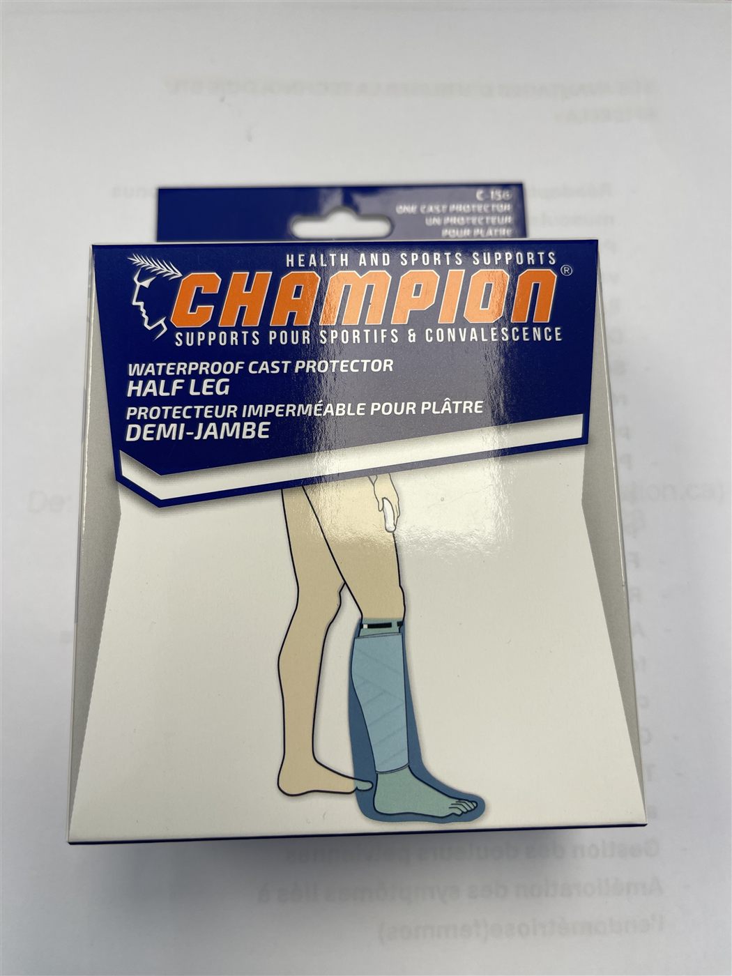 Protège-plâtre imperméable, demi-jambe — Champion C-156