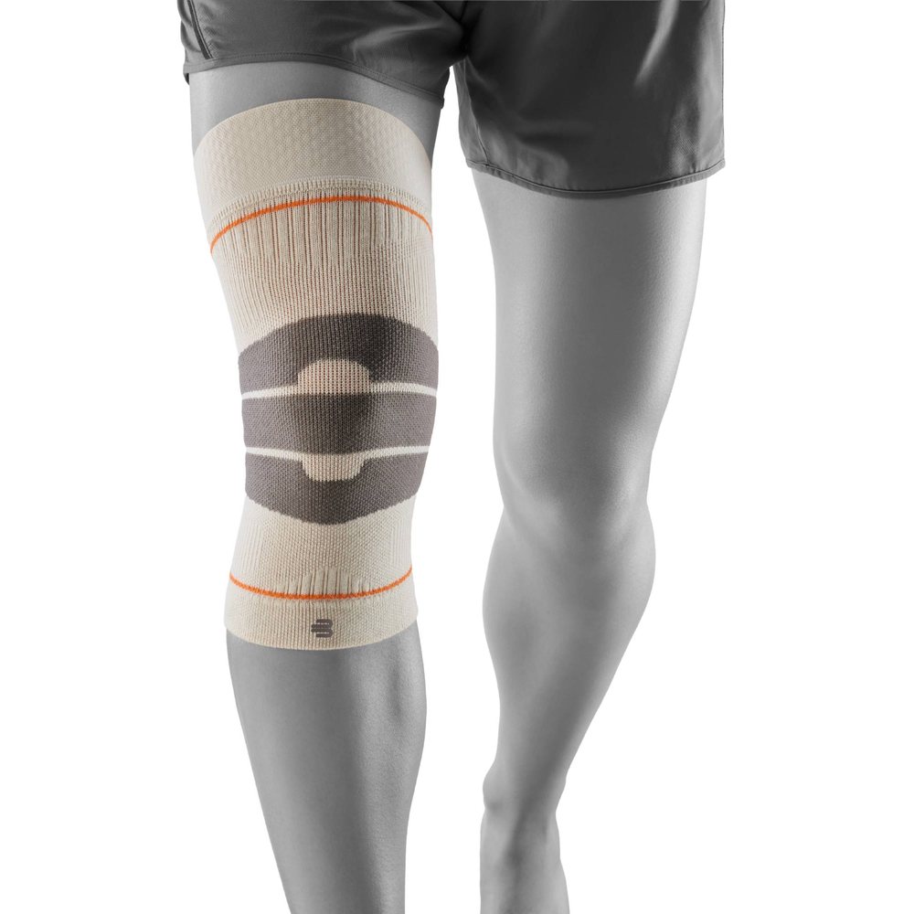 Manchon de compression pour le genou en laine mérinos — Bauerfeind