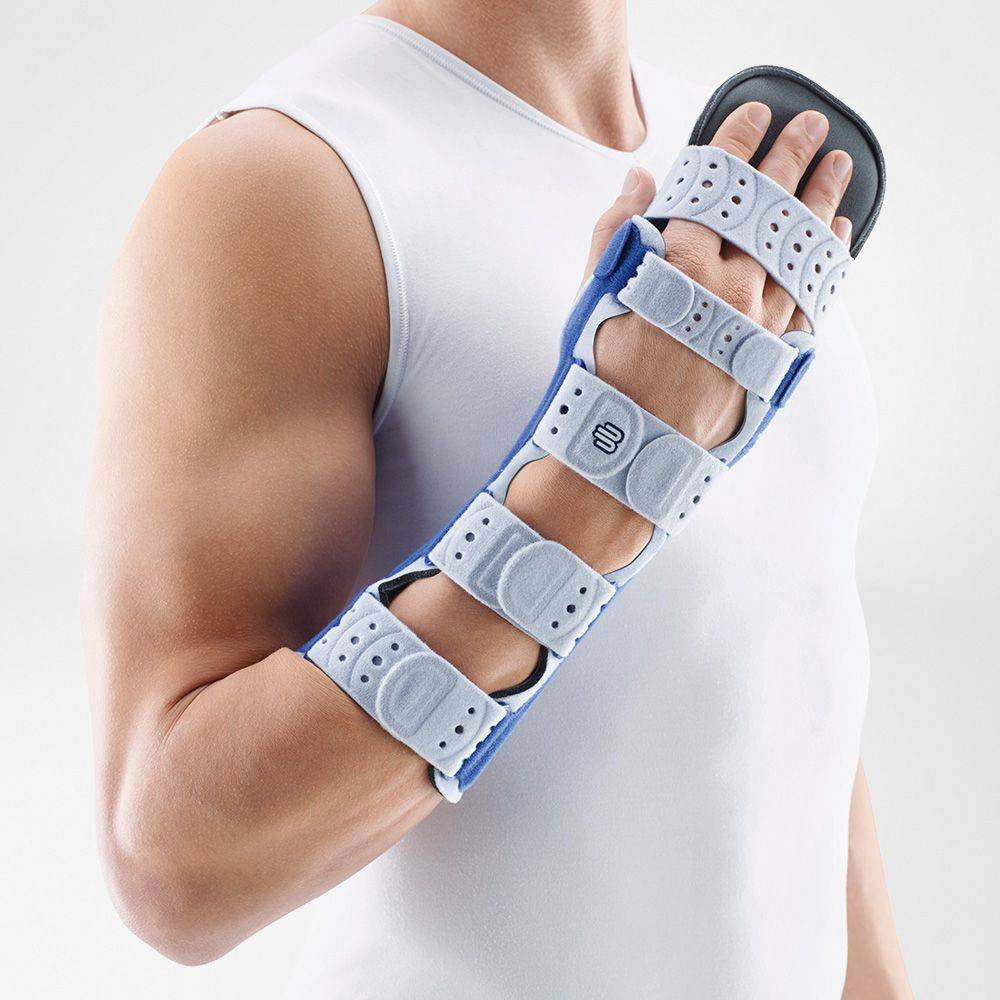 ManuLoc Long Plus orthèse de poignet avec appui des doigts — Bauerfeind