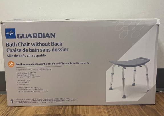 Chaise de bain sans dossier Guardian — Medline