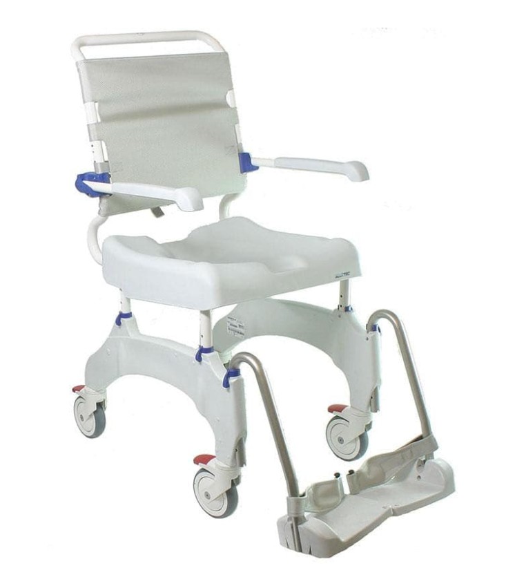 Location — Chaise de douche et de toilette roulante