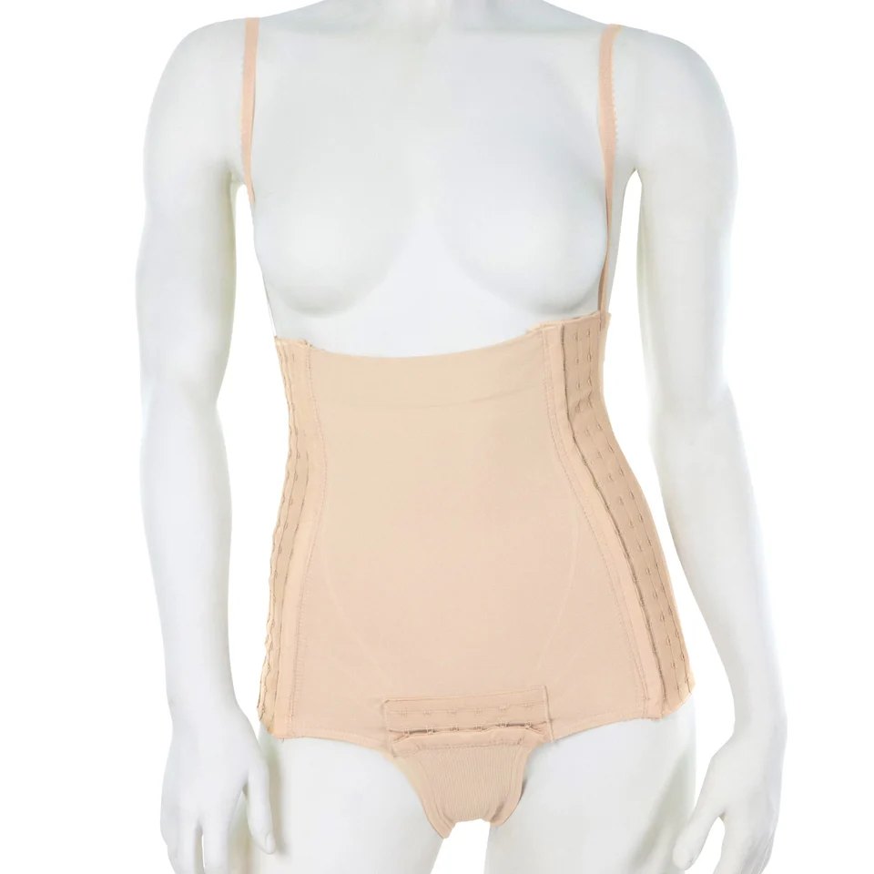 Gaine culotte taille haute — après abdominoplastie (ouverture à l'entrejambe)