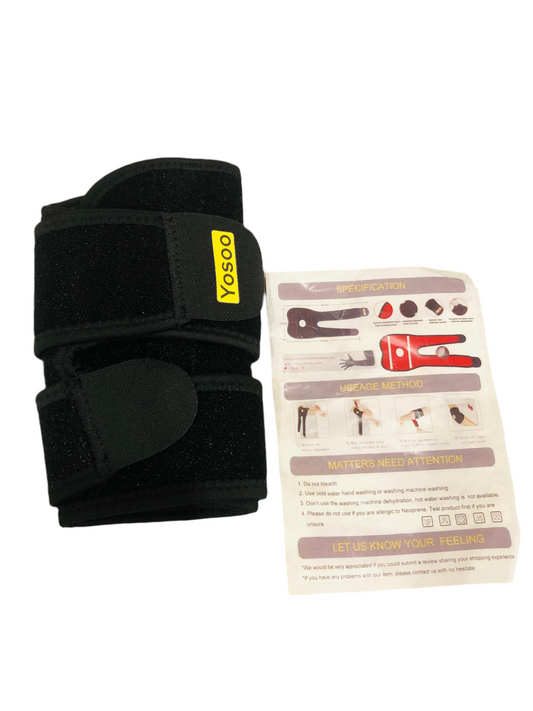 Yosoo Elbow Support – Attelle de coude ajustable en néoprène