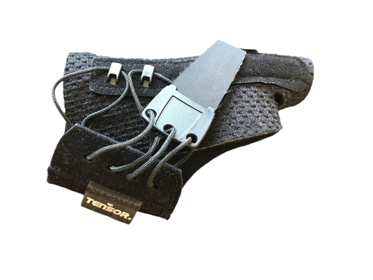 Attelle de cheville noire Tensor – ajustable
