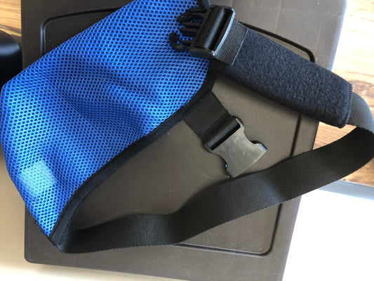 Écharpe de soutien bleu respirant – taille universelle